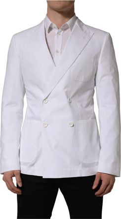 Dolce & Gabbana Hombre, Chaquetas, Blanco, Talla: M