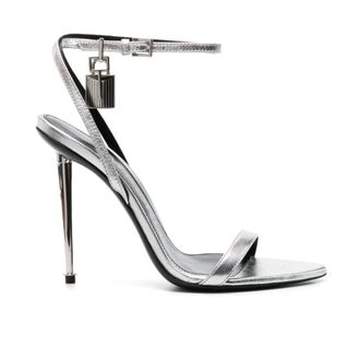 Tom Ford Dames, Schoenen, Grijs, Maat: 38 EU Leer