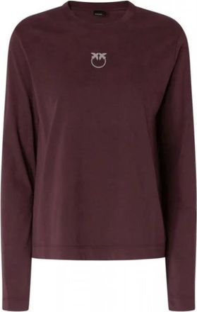 Pinko Tops - Dames - Longsleeves - Rood - S - Tops