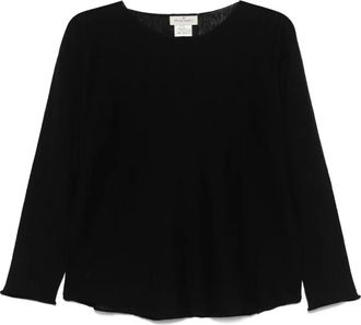 Bruno Manetti Top in maglia fine - Nero