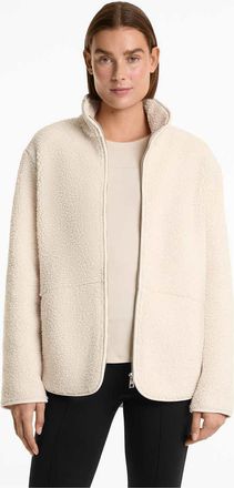 Oysho Giacca in montone sintetico &eacute;cru-Neutro