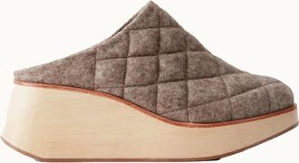 Rachel Comey Womens Sesley Rocking Mules In Grey Melange