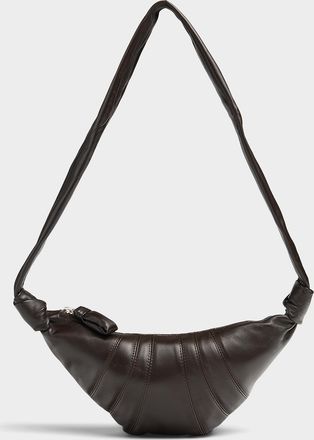 Christophe Lemaire Womens Small Croissant leather bag