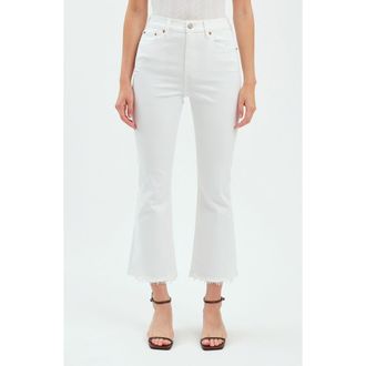 Daze Shy Girl Cotton Blend Jeans in Lamb Vintage at Nordstrom, Size 27