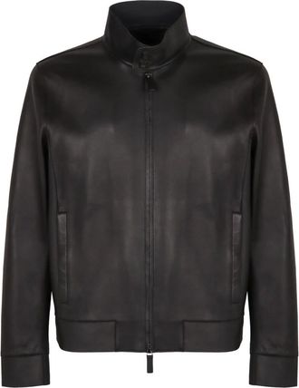 Emporio Armani Giacca biker con zip Nero da 353,00 € su Stylight