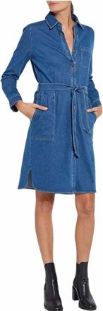 Lyss&eacute; Knit Denim Schiffer Dress In Mid Wash