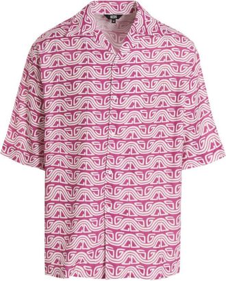GCDS Fuchsia Regular Logo Shirt