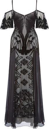 Temperley London Inez maxi dress - Black