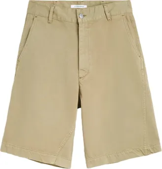 Sunflower Wide-Leg Chino Shorts with Polished Finish