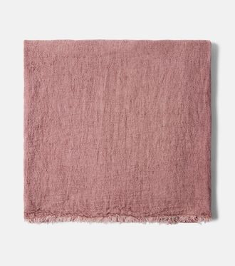Maison de Vacances Linen cr&ecirc;pe throw