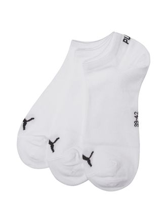 Puma Socken mit elastischem Bündchen im 3er-Pack in Weiss, Größe 39-42