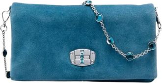 Miu Miu Borsa Satchel Pre-owned - - Pre-owned - Donna - Blu - ONE SIZE