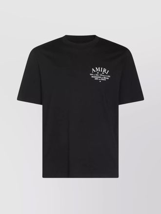 Amiri crew neck short sleeve t-shirt design
