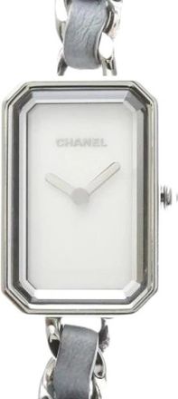 Chanel Pre-owned Premiere H4327 Polshorloge - Dames - Vintage Horloges - Wit - ONE Size - Leer - Vintage