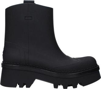 Chlo&eacute; Raina Enkellaarsjes - Dames - Regenlaarzen - Zwart - 36 EU - Schoenen