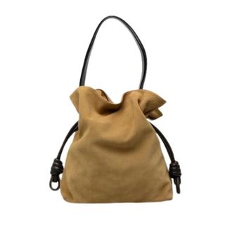 Loewe Pre-owned Flamenco Bucket Bag - Dames - Vintage Tas - Bruin - ONE Size - Leer - Vintage