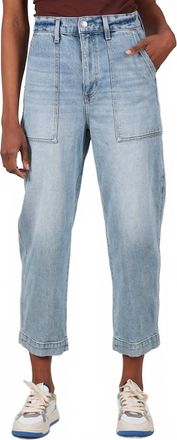 Pistola Denim Turner Super High Rise Barrel Jean In Provence
