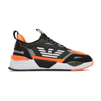 Emporio Armani Zwarte lage sneakers X8X070Xk 165S918 - Heren - Sneakers - Veelkleurig - 39 1/3 EU - Schoenen