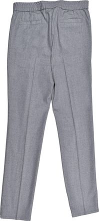 Brunello Cucinelli Virgin Wool Trousers - Gray