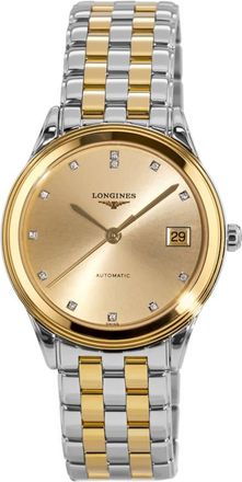 Longines Flagship Automatic Champagne Dial Two Tone Unisex Watch L4.774.3.37.7