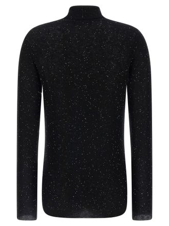 Fabiana Filippi Sequin-Embroidered Wool Sweater - Black