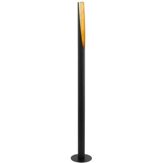 Eglo Piantana Moderna Barbotto Acciaio Nero 1 Luce Gu10 4,5W