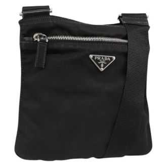 Prada Pre-owned Vintage Shoulder Bag - Dames - Pre-owned - Zwart - Maat: ONE Size Leer