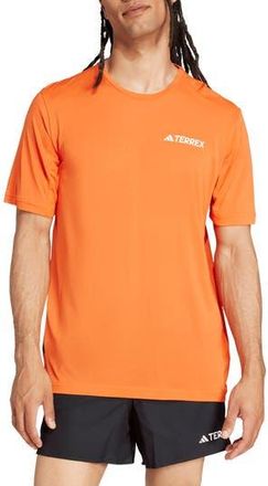 adidas Terrex Tech T-Shirt in Semi Impact Orange at Nordstrom Rack, Size Medium