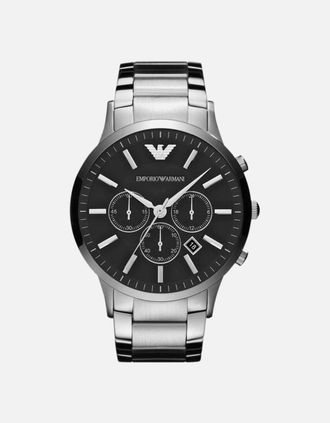 Emporio Armani Mens Emporio Armani AR2434 Chronograph Mens Watch - Black