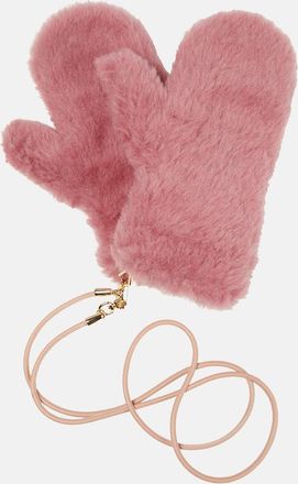 Max Mara Ombrato teddy mittens