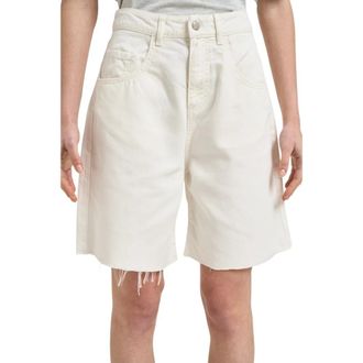 Icon Denim Los Angeles Lea Short - Dames - Denim shorts - Wit - W24 - Katoen - Korte Broeken