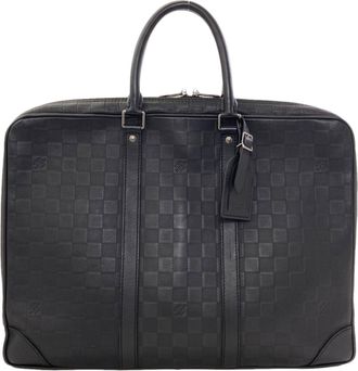 Louis Vuitton Black Damier Infini Briefcase (Pre-Owned)