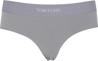 Tom Ford Logo Tailleband String - Dames - Onderbroek - Grijs - L - Ondergoed