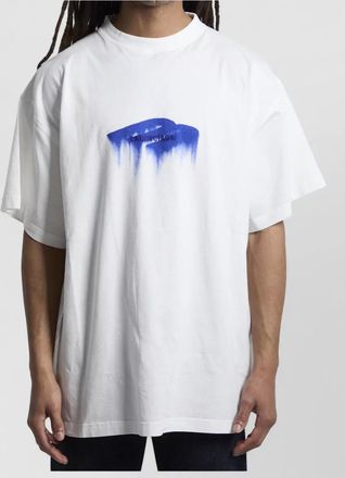 Balenciaga oversized jersey t shirt graphic print