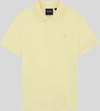 Lyle & Scott Lyle And Scott Mens Superfine Cotton Polo Shirt - Yellow - Size: 34