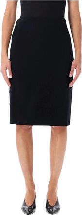 Versace Stretch Cady Kokerrok - Dames - Kokerrokken - Zwart - S - Rokken