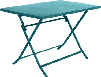 Hesperide Hesperide - Mesa De Jard&iacute;n Rectangular Plegable Greensboro Azul Pato - 4 Plazas - Hesp&eacute;ride