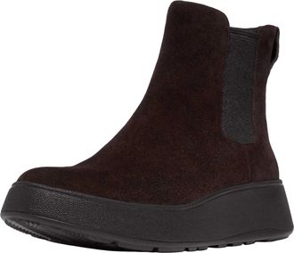 FitFlop Fit Flop Dames/Dames F-Mode Suede Flatform Chelsea Laarzen (Bruin)