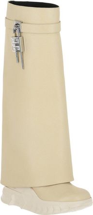 Givenchy Shark Lock Leather Biker Boot