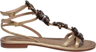 Maliparmi Sandalo - Dames - Sandalen - Bruin - 36 EU - Leer - Schoenen