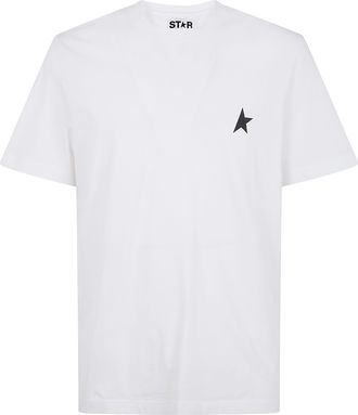 Golden Goose Star MS Regular T-Shirt Small Star Blackboard