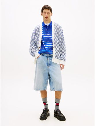 Tommy Hilfiger Mens Tommy Jeans Baggy Denim Short - Blue - 28