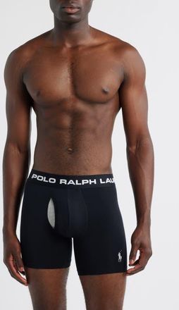 Polo Ralph Lauren Assorted 3-Pack Perfect Pouch Boxer Briefs in Black at Nordstrom, Size X-Large