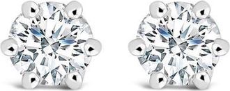 House of Brilliance 14K White Gold 1/2 Cttw Lab-Grown Diamond Stud Earrings at Nordstrom