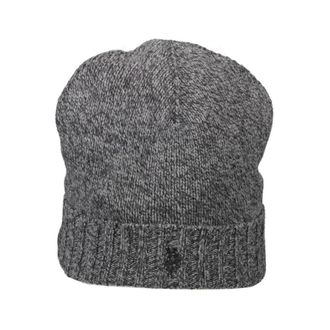 U.S.Polo Association U.S. Polo Assn., Beanies, male, Gray, Size: ONE SIZE Black Wool Men Cap
