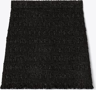 Tory Burch Womens Tinsel Tweed Mini Skirt, size 18