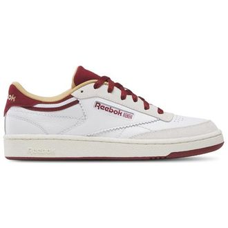 Reebok Mens Club C 85 - Shoes White/Chalk/Retro Red Size 08.0