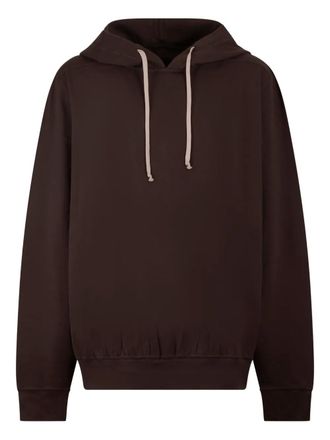 Rick Owens drawstring hoodie - Brown