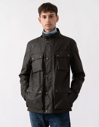 Belstaff Mens Belstaff Mens Fieldmaster Jacket - Faded Olive - Green - Size: UK46 eu56 us46