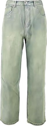 Thisisneverthat Gecoate jeans - Groen